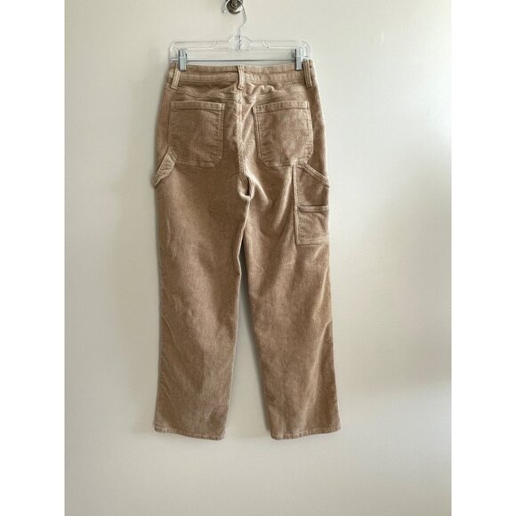 SO good for life Corduroy Carpenter Pants Juniors 9/29 Khaki Straight Leg - Picture 1 of 9